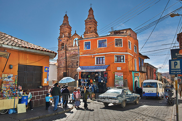 Colourful colonial architecture