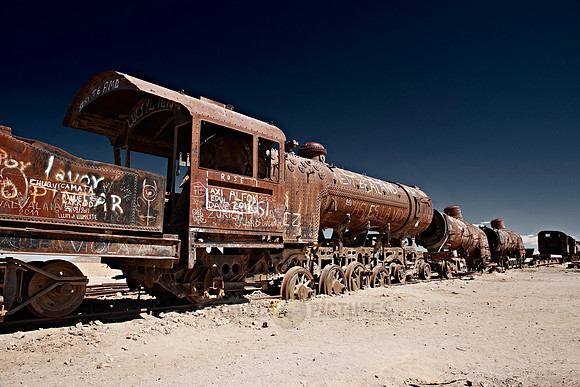Train cemetery