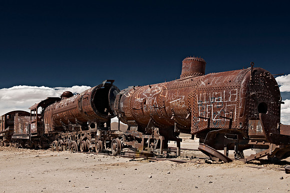 Train cemetery
