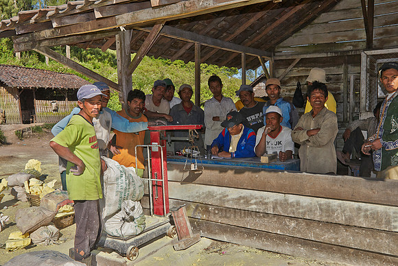 Sulfur Mining at Kawah Ijen