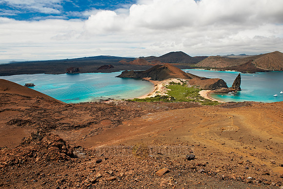 typical viewpoint of Isla Bartolome
