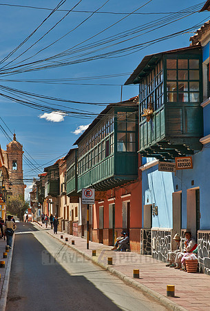 Colourful colonial architecture