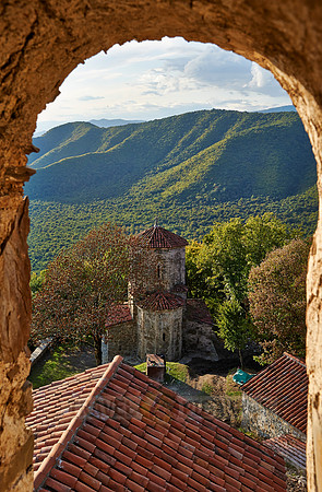 Alazani Valley from Basilica Nekresi