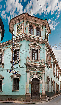 Colourful colonial architecture