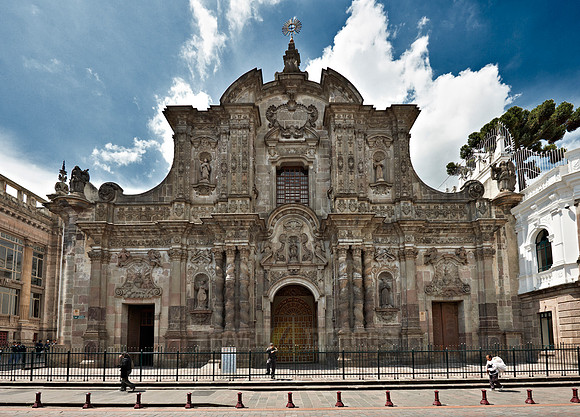 facade of Compania de Jesus church