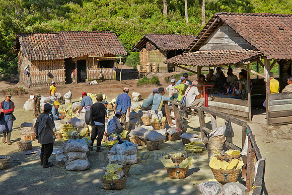 Sulfur Mining at Kawah Ijen