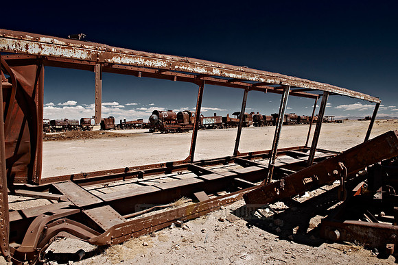 Train cemetery