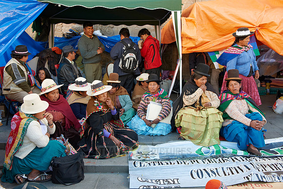 protesting local women