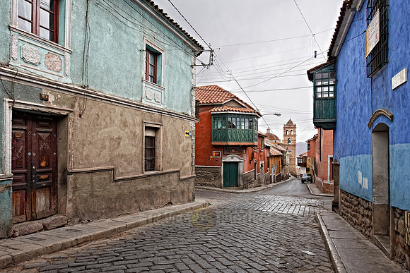 Colourful colonial architecture