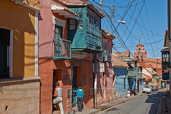 Colourful colonial architecture