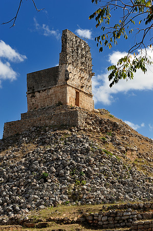 temple El Mirador Maya ruin of Labna