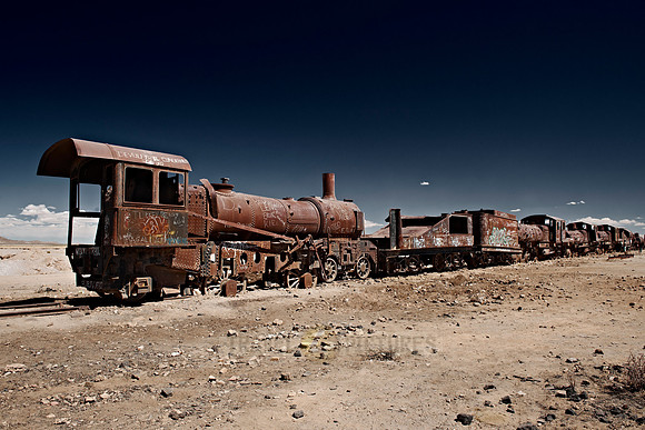Train cemetery