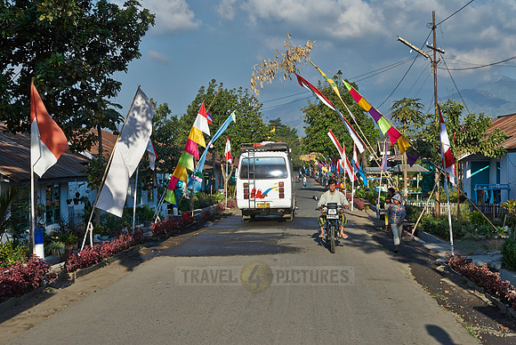road in village Sempol