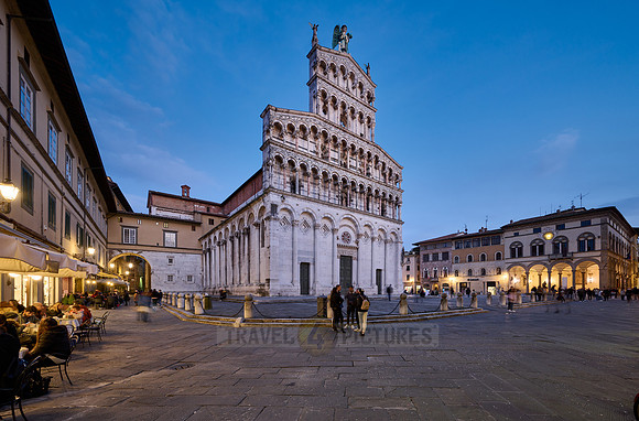 Basilica San Michele in Foro at dawn