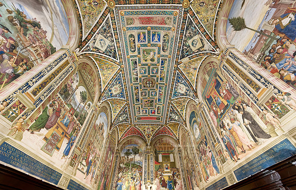 Libreria Piccolomini library in Cathedral of Siena
