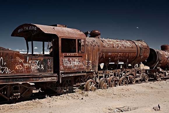 Train cemetery
