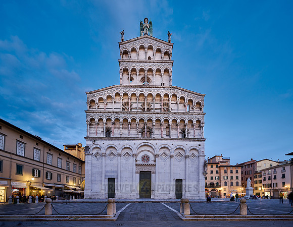 Basilica San Michele in Foro at dawn
