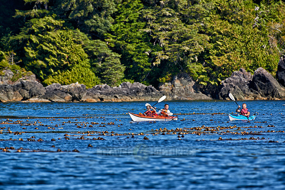 kayaker in sea near Ucluelet