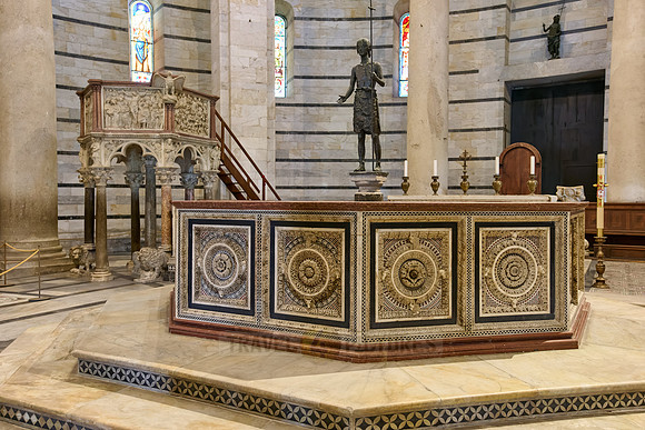 interior shot of The Baptistry of St. John