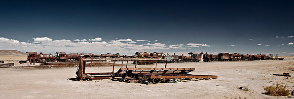 Train cemetery