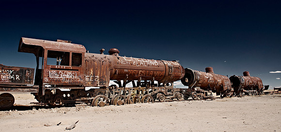 Train cemetery
