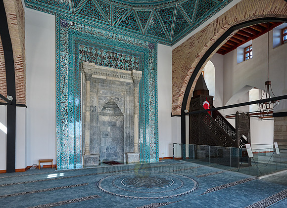 interior view of Alauddin Qayqubad Mosque, Konya