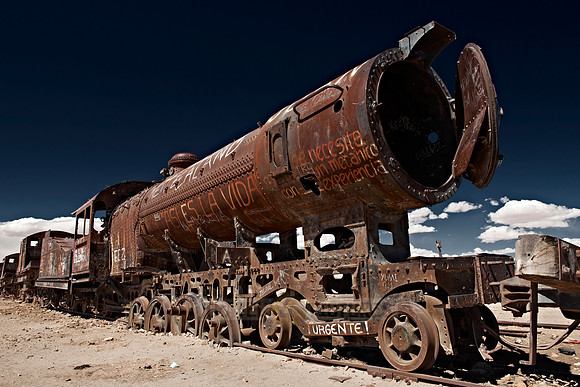 Train cemetery