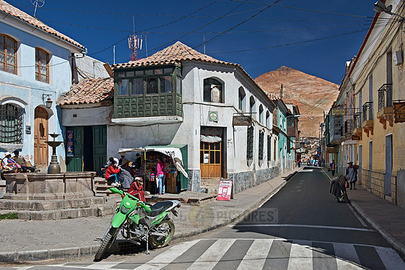 Colourful colonial architecture