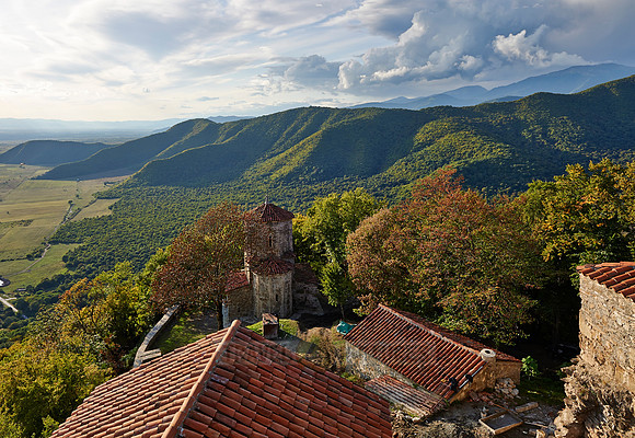 Alazani Valley from Basilica Nekresi