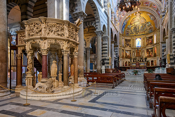 pulpit of Pisa Cathedral