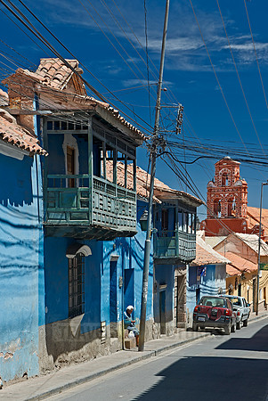 Colourful colonial architecture