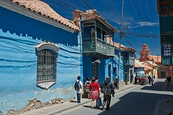 Colourful colonial architecture