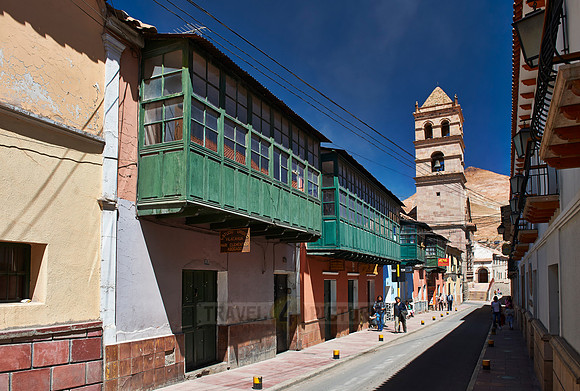 Colourful colonial architecture