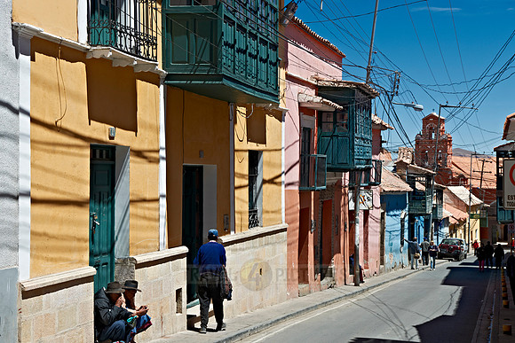 Colourful colonial architecture