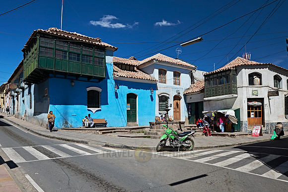 Colourful colonial architecture