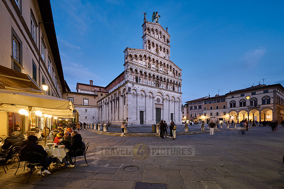 Basilica San Michele in Foro at dawn