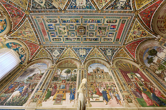 Libreria Piccolomini library in Cathedral of Siena