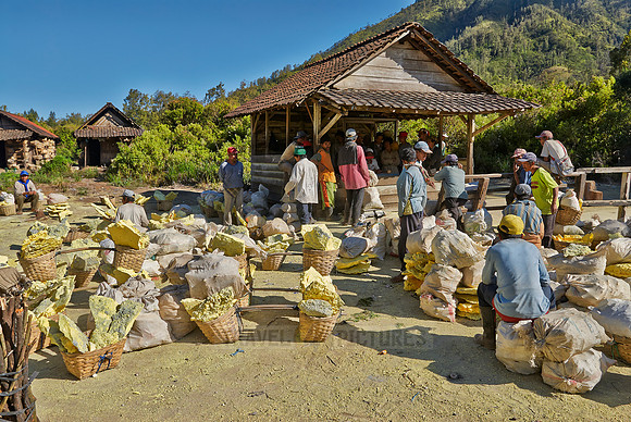 Sulfur Mining at Kawah Ijen