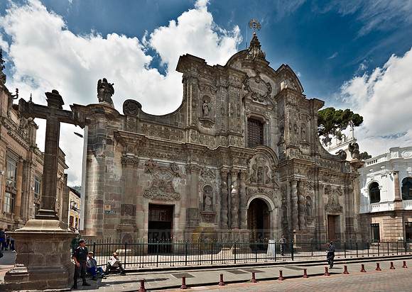 facade of Compania de Jesus church