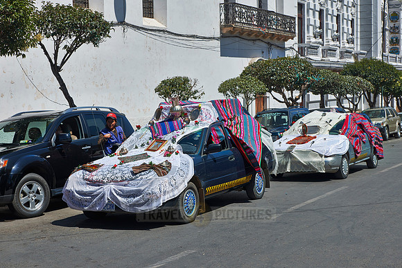 decorated car in  Sucre