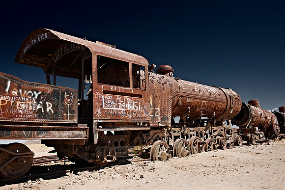 Train cemetery