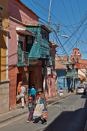 Colourful colonial architecture