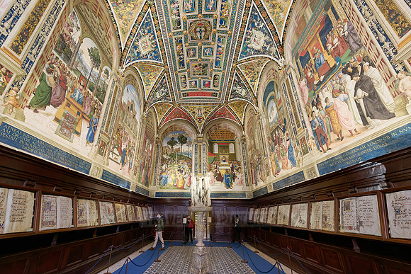 Libreria Piccolomini library in Cathedral of Siena