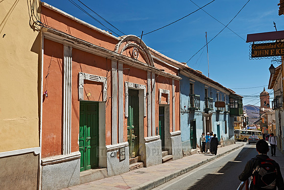 Colourful colonial architecture