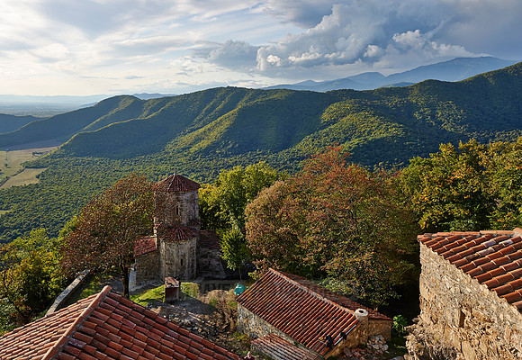 Alazani Valley from Basilica Nekresi