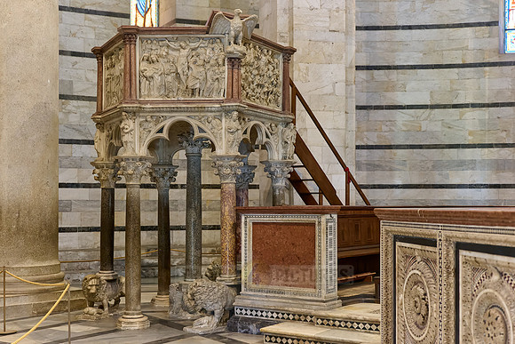 interior shot of The Baptistry of St. John