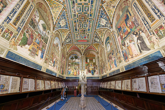 Libreria Piccolomini library in Cathedral of Siena