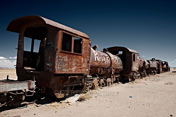 Train cemetery