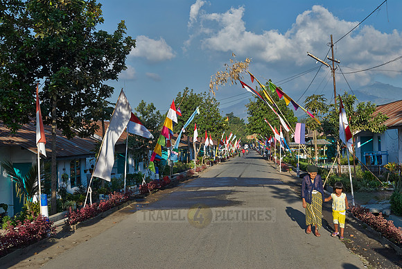 road in village Sempol