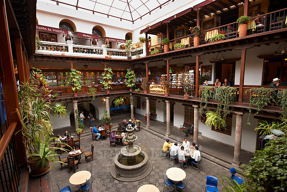 inner court yard restaurant